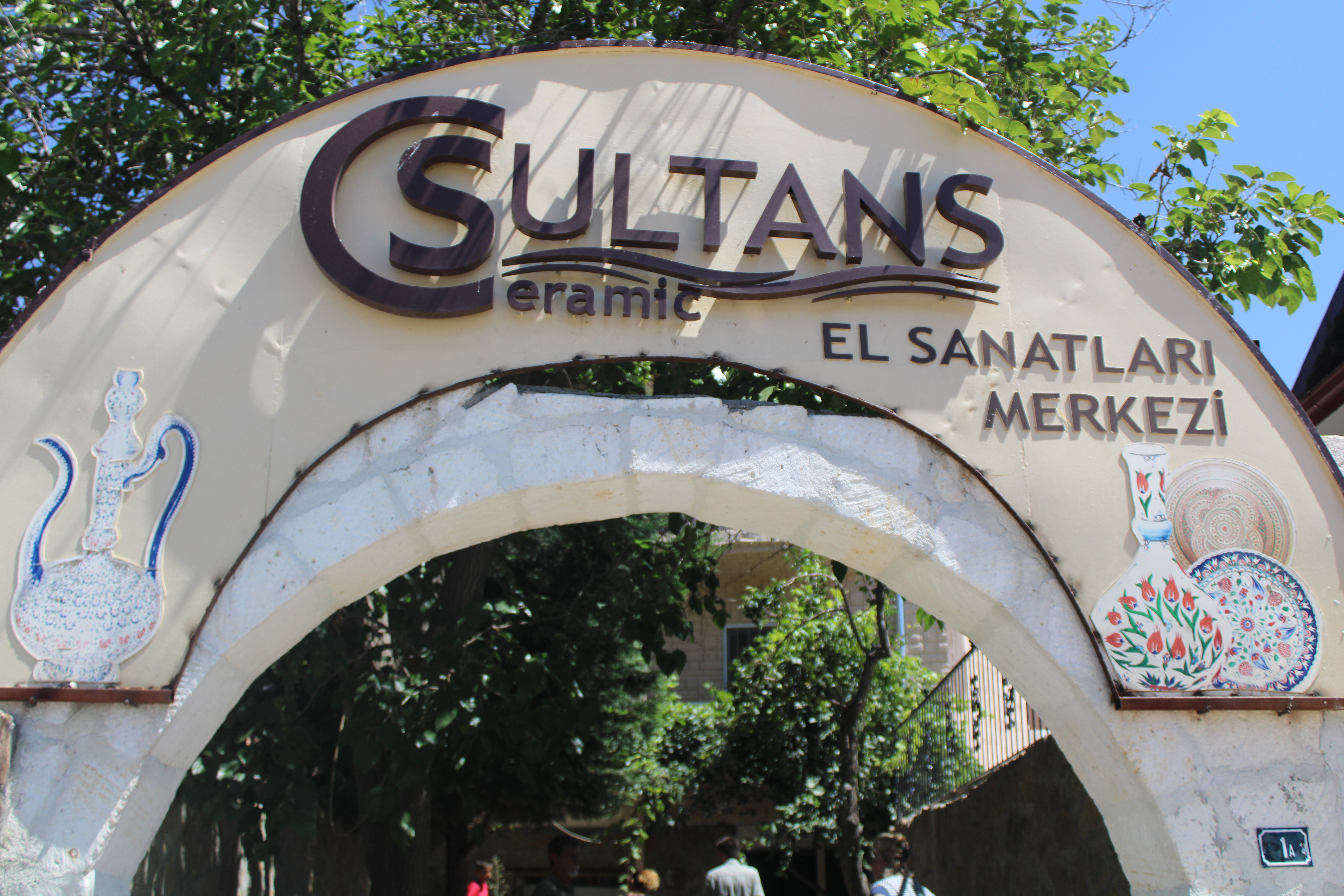 Entrance of Sultan Ceramic at Pottey Village of Avanos